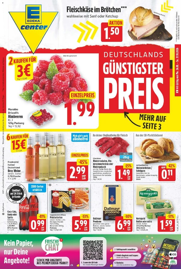 E-Center Prospekt ab 26.10.2026 – Seite 1