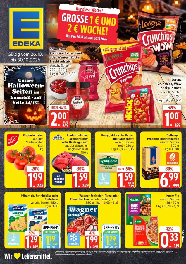 Edeka Nord Prospekt ab 26.10.2026 – Seite 1