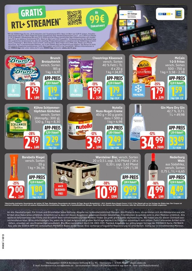 Edeka Nord Prospekt ab 26.10.2026 – Seite 26