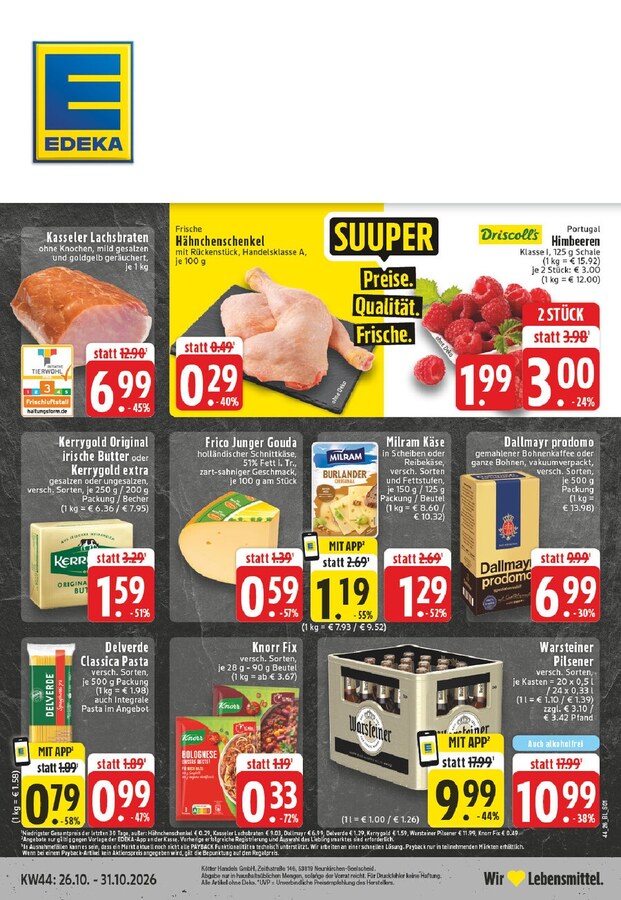 Edeka Prospekt ab 26.10.2026 – Seite 1