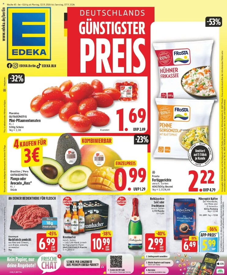 Edeka Prospekt ab 02.11.2026 – Seite 1