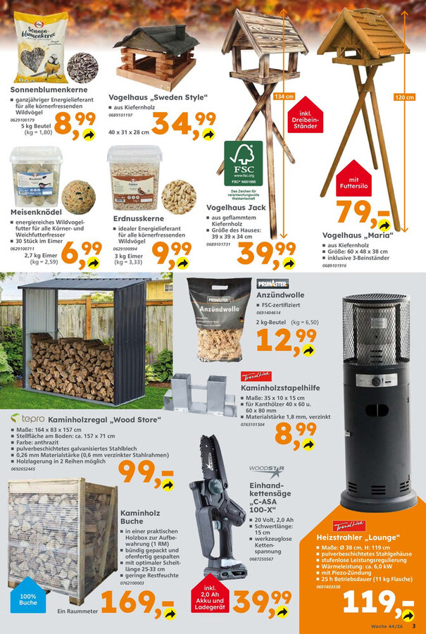 Globus Baumarkt Prospekt ab 26.10.2026 – Seite 3