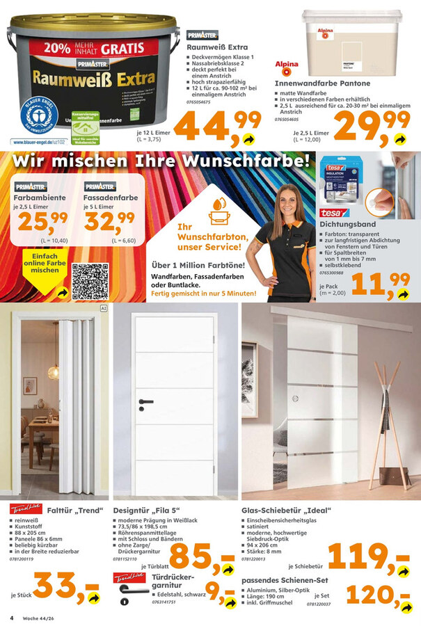 Globus Baumarkt Prospekt ab 26.10.2026 – Seite 4