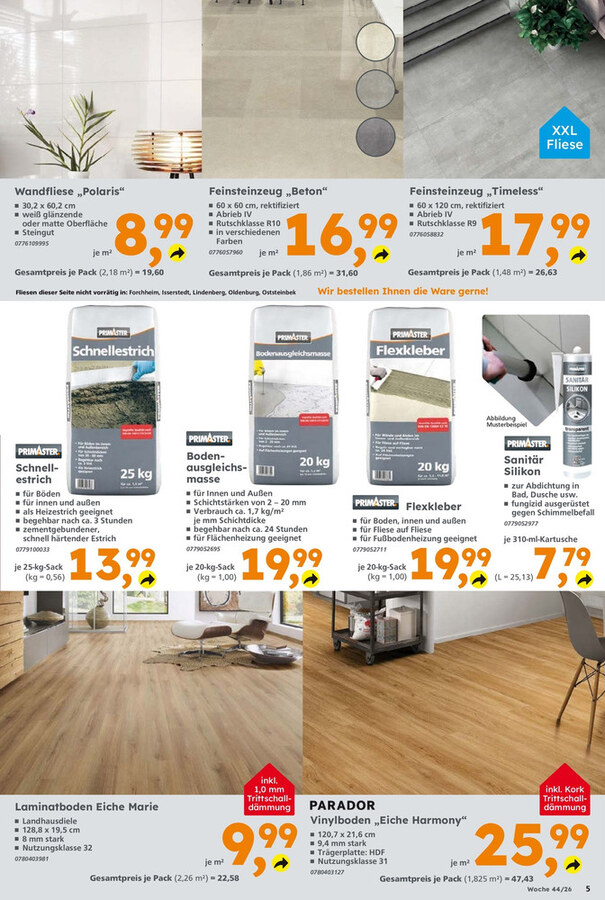 Globus Baumarkt Prospekt ab 26.10.2026 – Seite 5