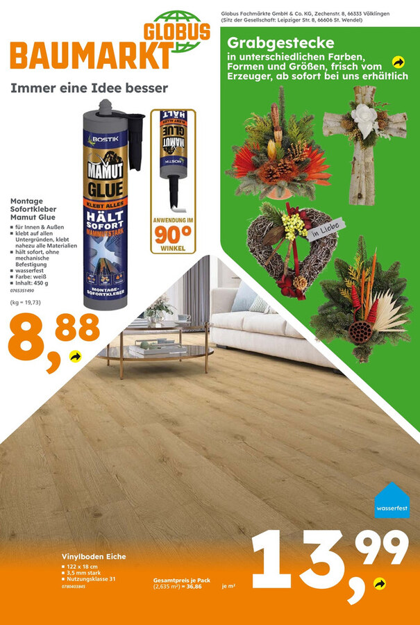 Globus Baumarkt Prospekt ab 26.10.2026 – Seite 8