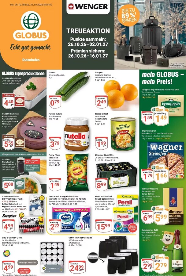 GLOBUS Prospekt ab 26.10.2026 – Seite 3