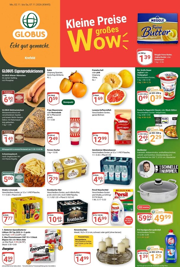 GLOBUS Prospekt ab 02.11.2026 – Seite 1