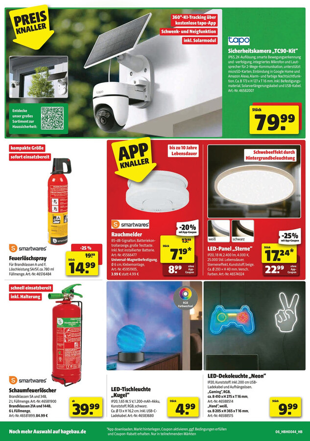 Hagebaumarkt Prospekt ab 24.10.2026 – Seite 6