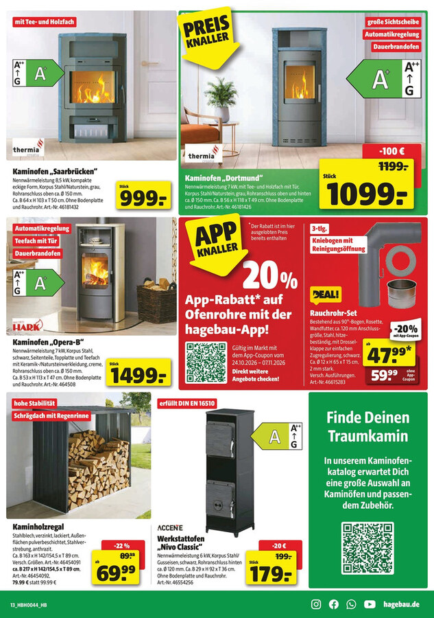 Hagebaumarkt Prospekt ab 24.10.2026 – Seite 13