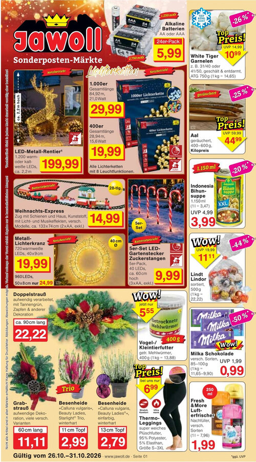 JAWOLL Prospekt ab 26.10.2026 – Seite 1