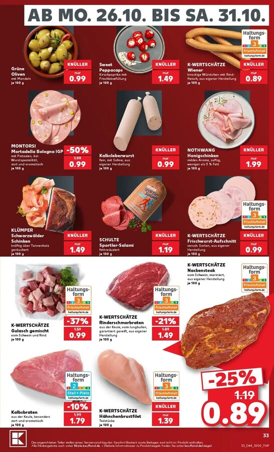 Kaufland Prospekt ab 26.10.2026 – Seite 33
