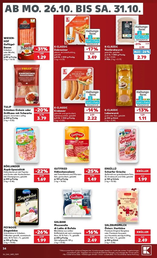 Kaufland Prospekt ab 26.10.2026 – Seite 34