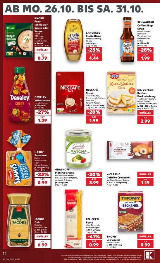 Kaufland Prospekt ab 26.10.2026 – Seite 36