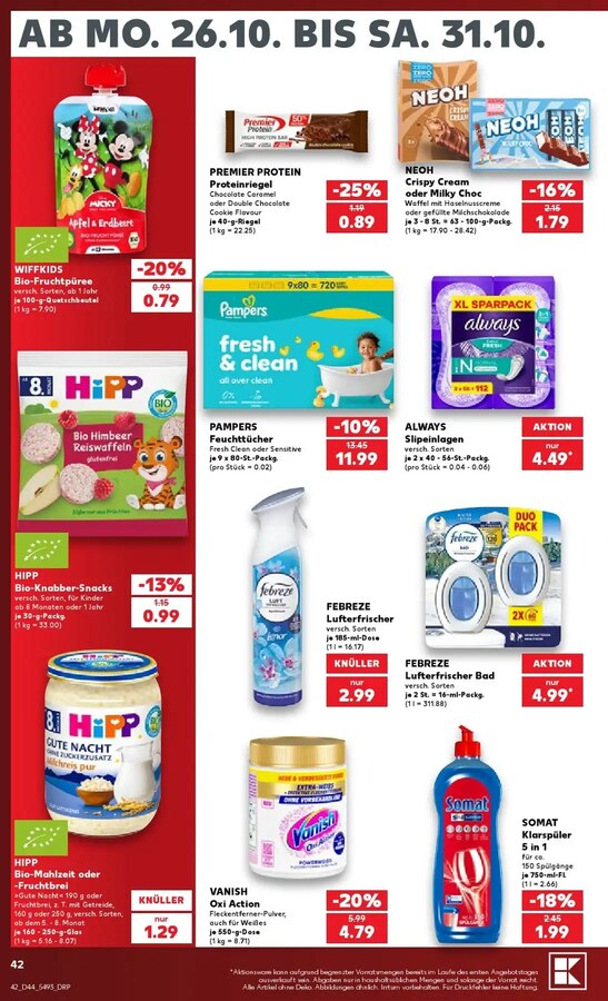 Kaufland Prospekt ab 26.10.2026 – Seite 42