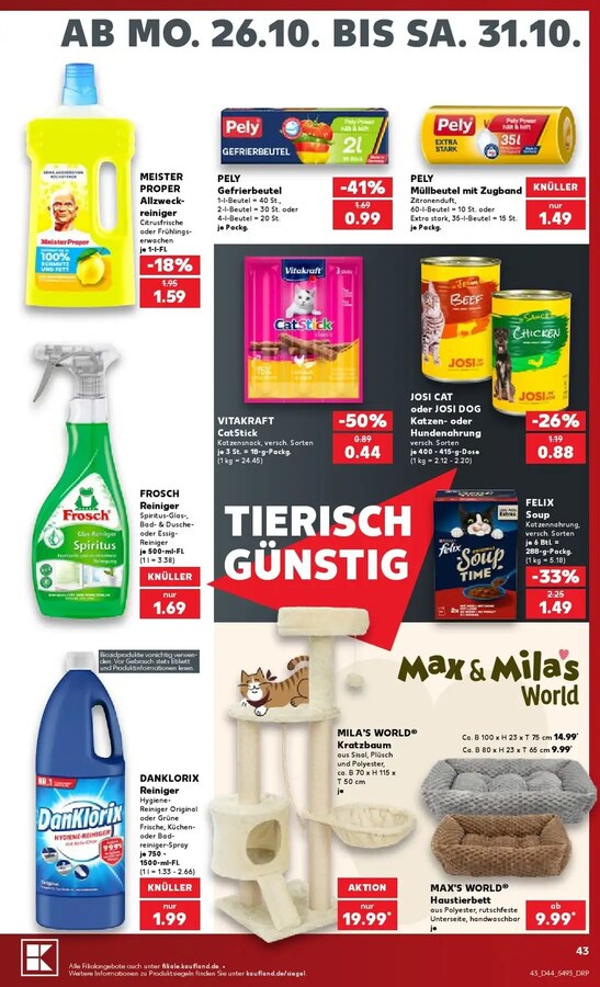 Kaufland Prospekt ab 26.10.2026 – Seite 43