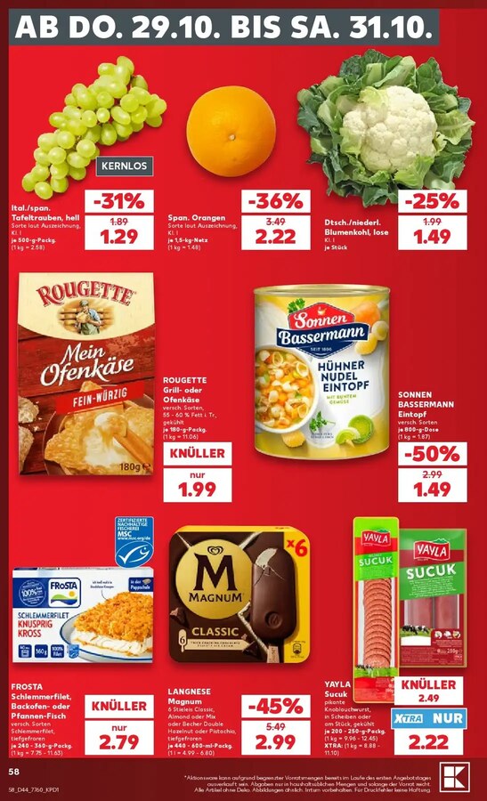 Kaufland Prospekt ab 26.10.2026 – Seite 58