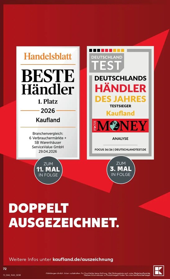 Kaufland Prospekt ab 26.10.2026 – Seite 72