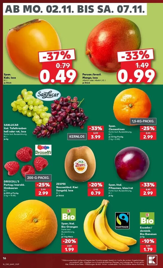 Kaufland Prospekt ab 02.11.2026 – Seite 16
