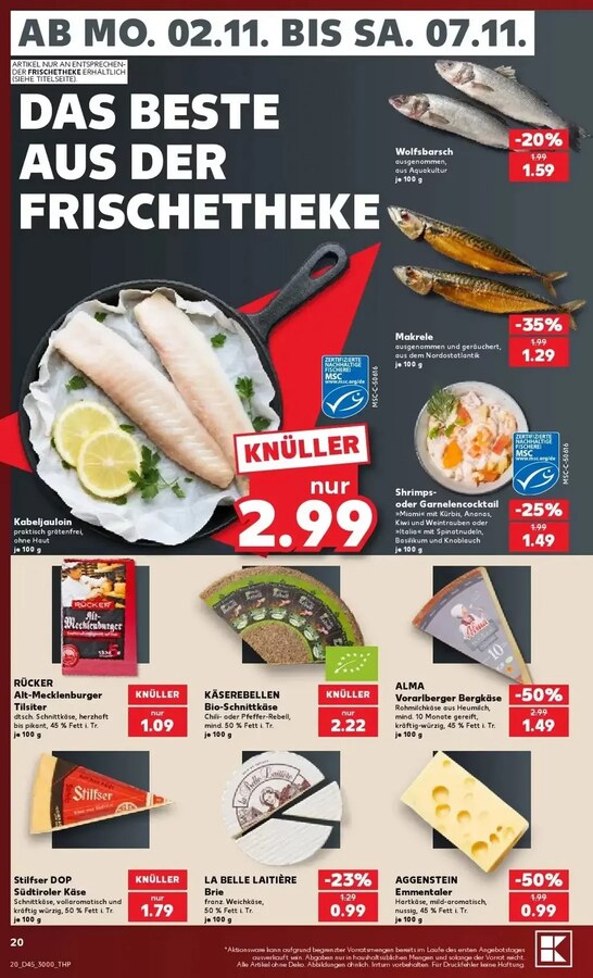 Kaufland Prospekt ab 02.11.2026 – Seite 20