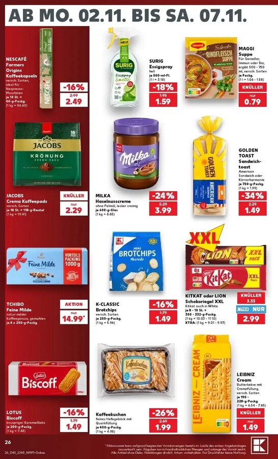 Kaufland Prospekt ab 02.11.2026 – Seite 26