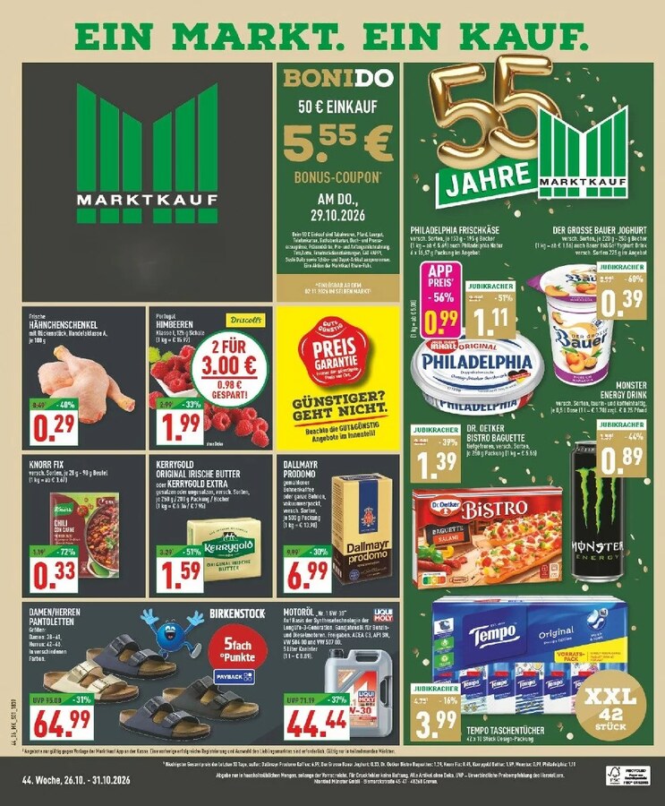 MARKTKAUF Prospekt ab 26.10.2026 – Seite 1