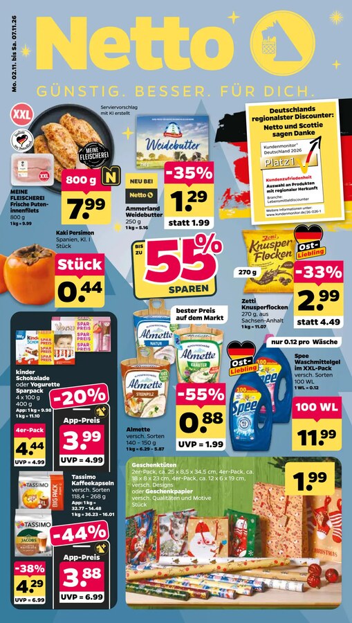 NETTO Scottie Prospekt ab 02.11.2026 – Seite 1