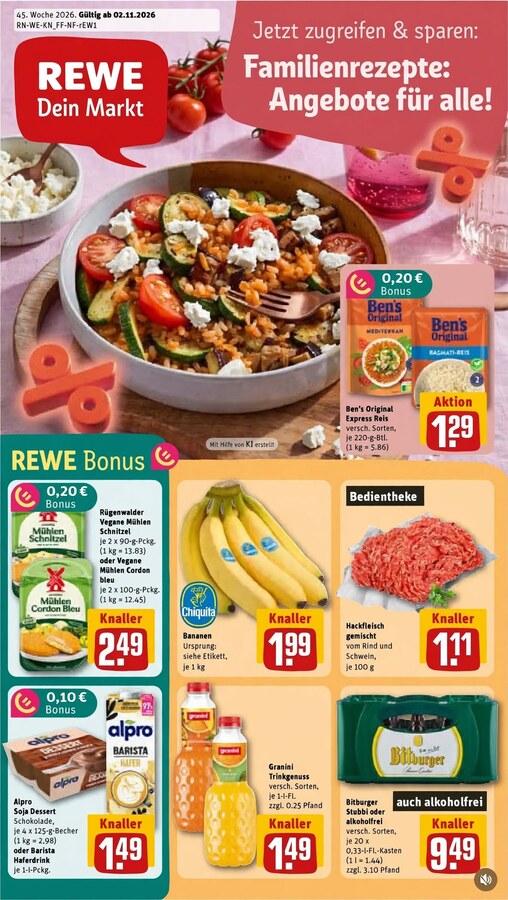 REWE Prospekt ab 02.11.2026 – Seite 1