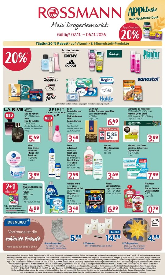 ROSSMANN Prospekt ab 02.11.2026 – Seite 1