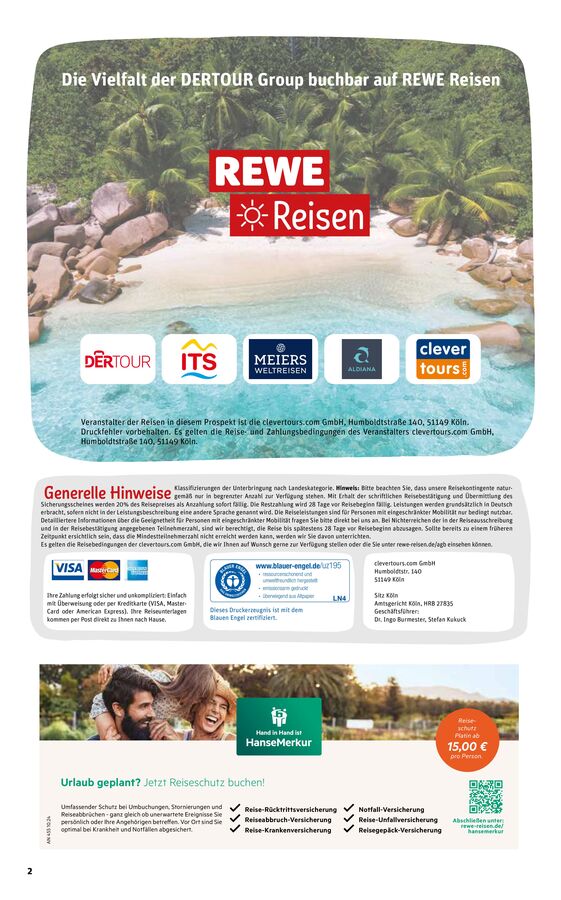 Rewe Reisen – Seite 2