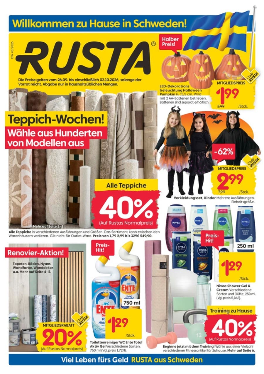 RUSTA Prospekt – Seite 1