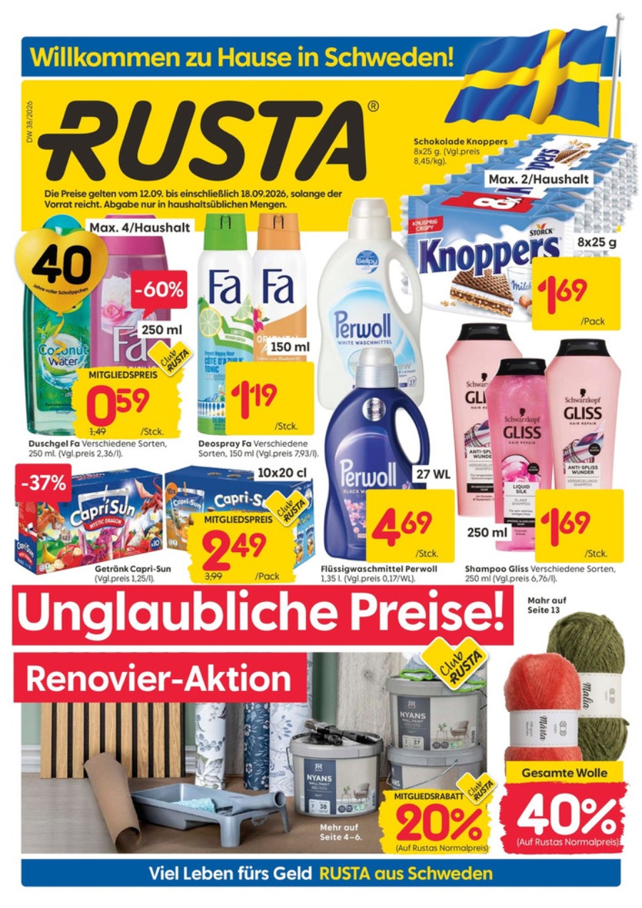RUSTA Prospekt – Vorschaubild
