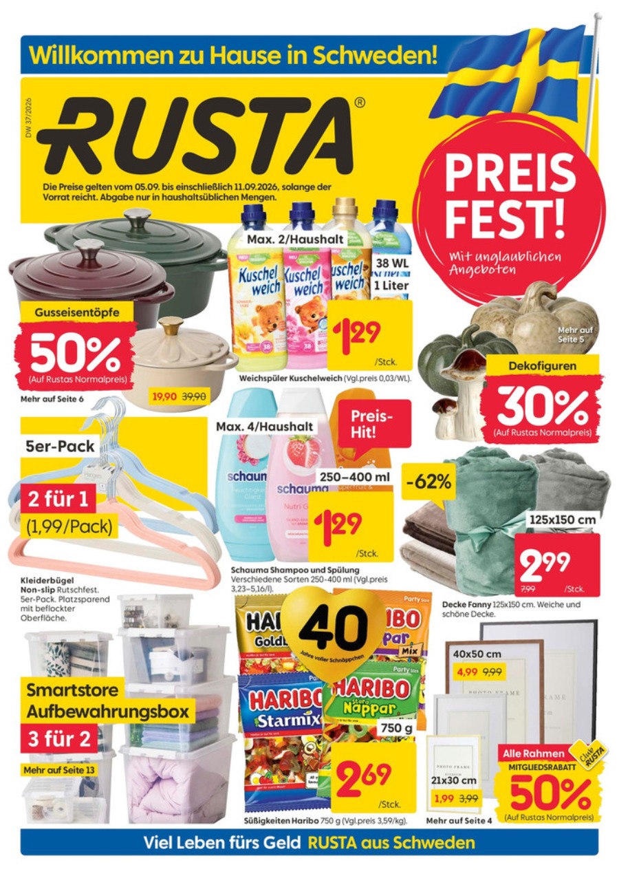 RUSTA Prospekt – Vorschaubild