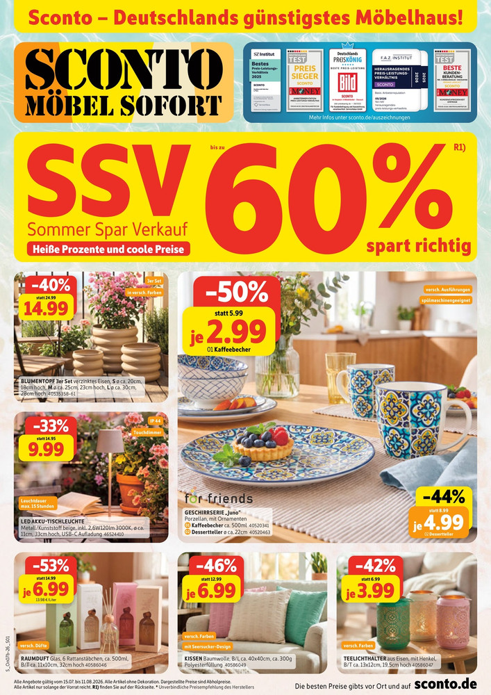 SCONTO Prospekt – Vorschaubild