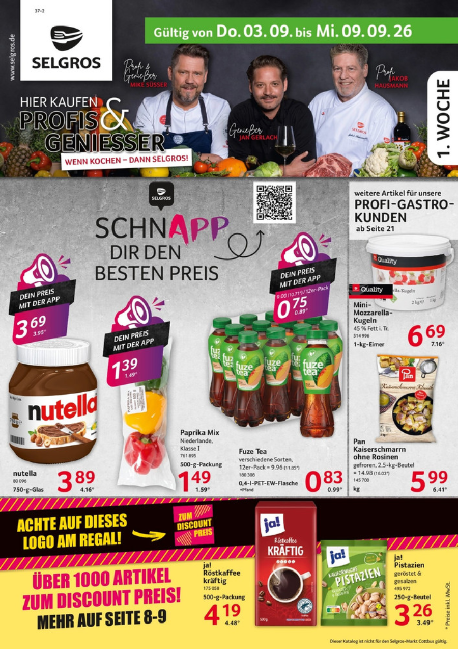 SELGROS Food Prospekt – Vorschaubild