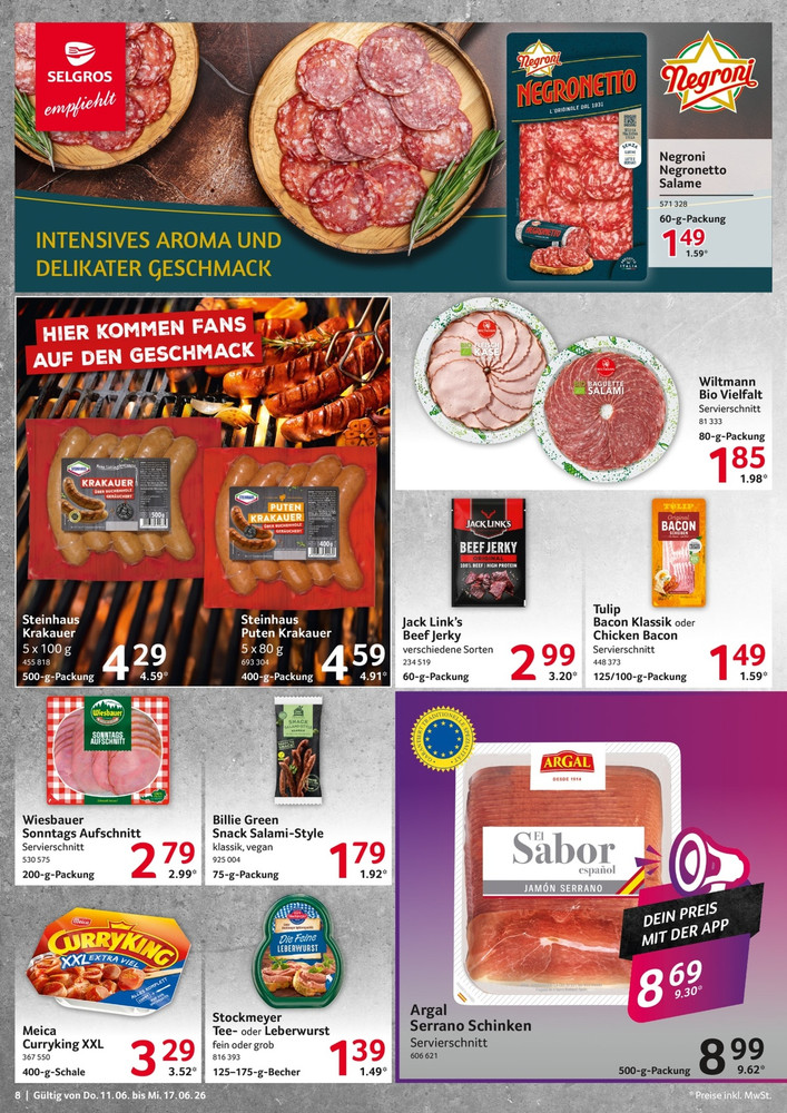SELGROS Food Prospekt – Seite 8