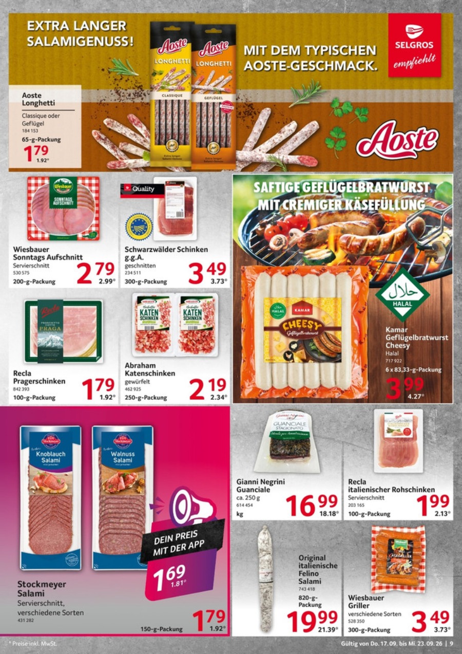 SELGROS Food Prospekt – Seite 9