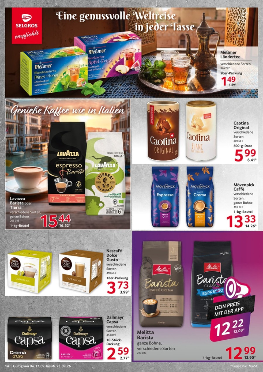SELGROS Food Prospekt – Seite 14