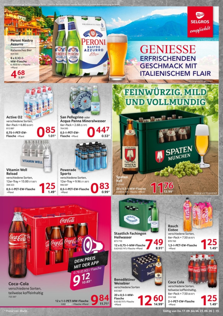 SELGROS Food Prospekt – Seite 15