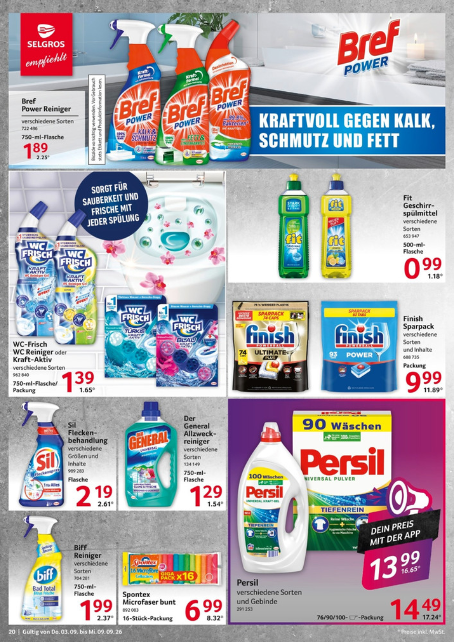 SELGROS Food Prospekt – Seite 20