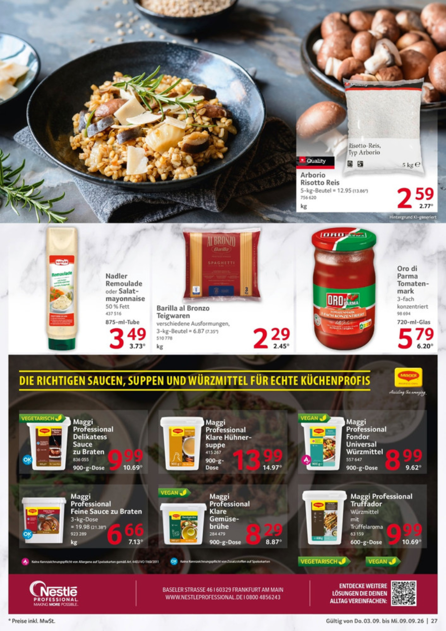 SELGROS Food Prospekt – Seite 27