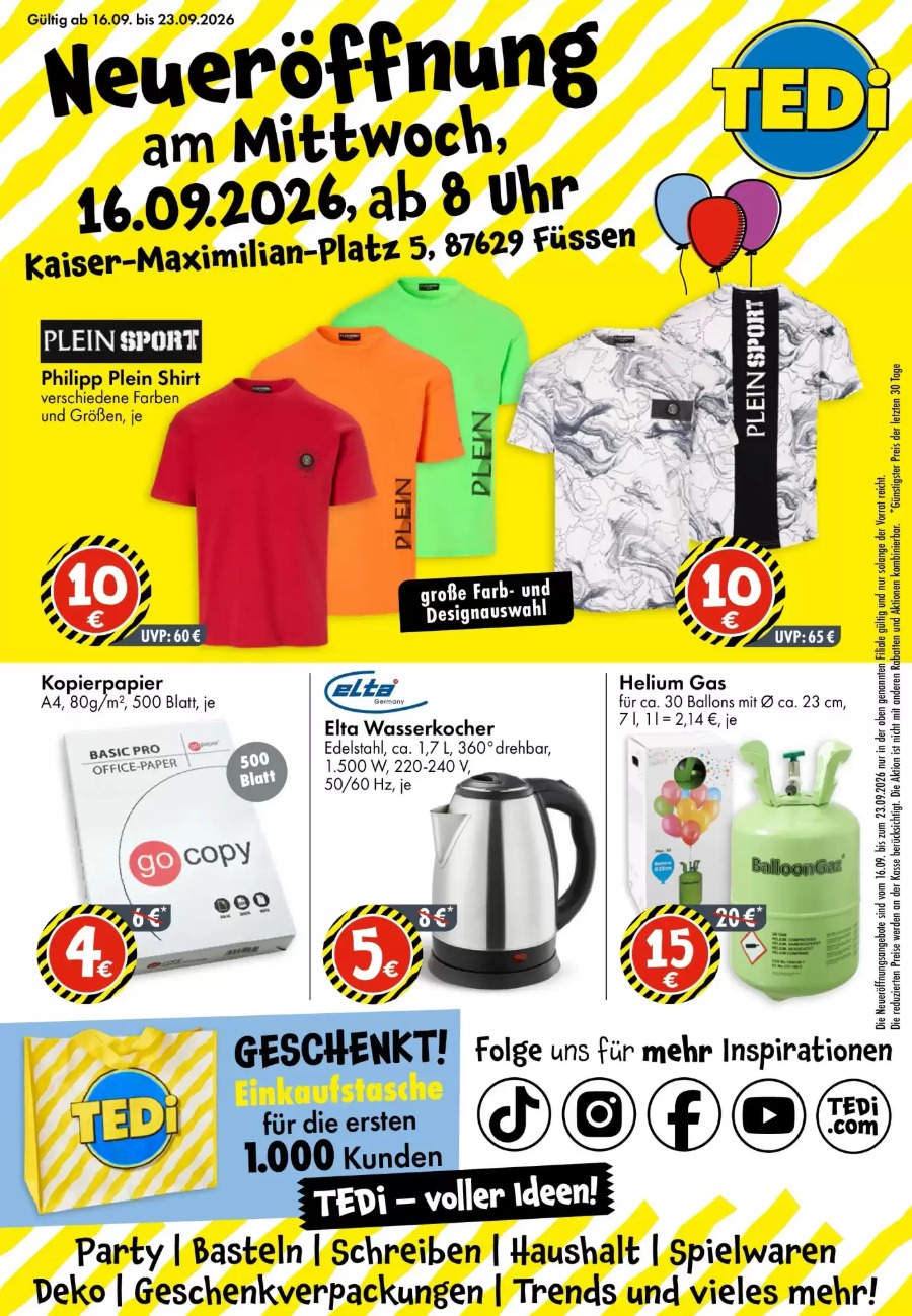 TEDi Prospekt – Seite 1