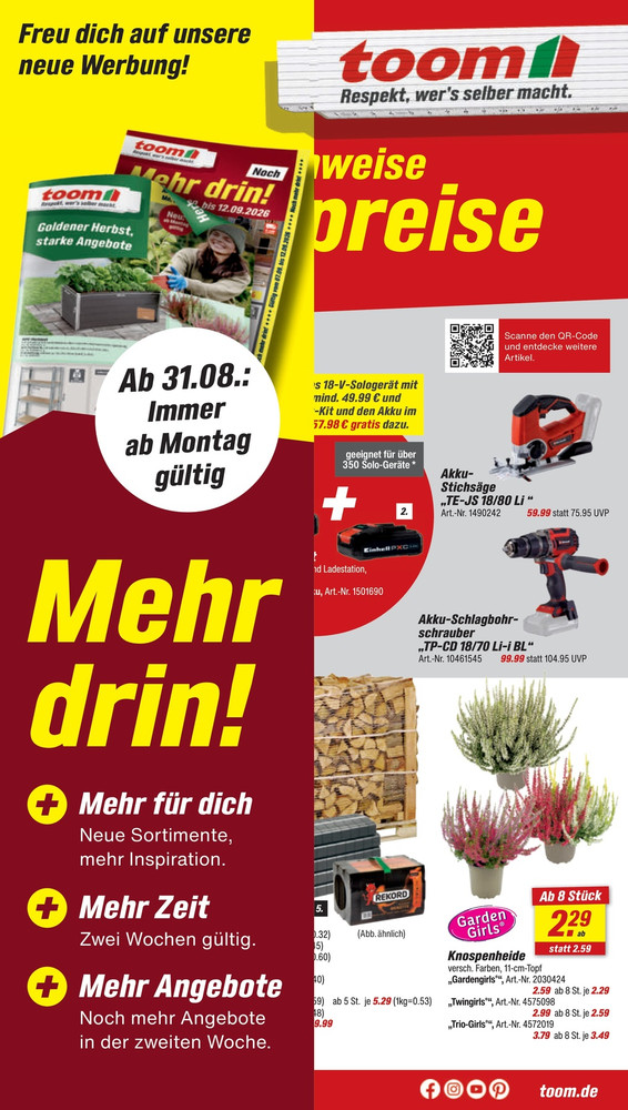 toom Baumarkt Prospekt – Vorschaubild