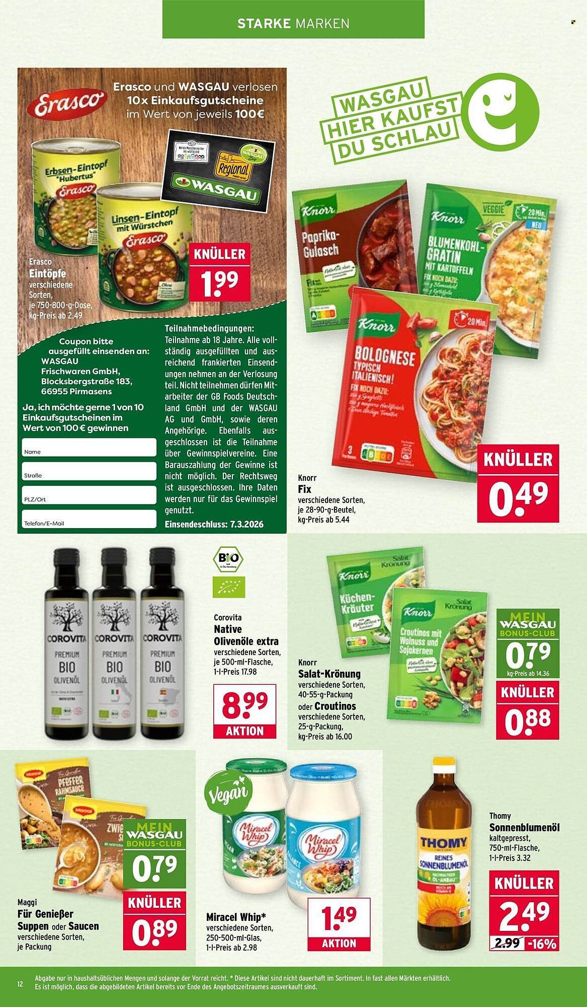 Wasgau Prospekt – Seite 12