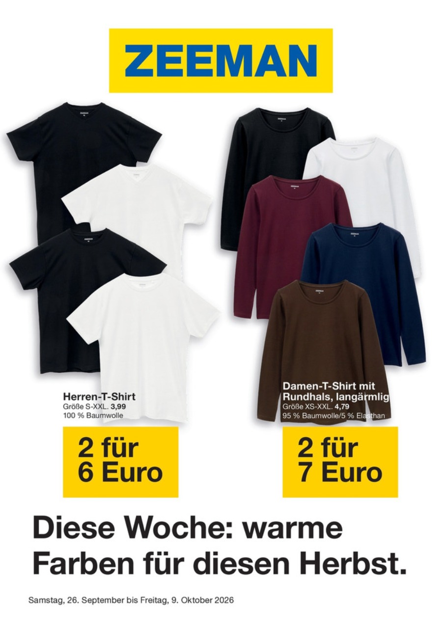 ZEEMAN Prospekt – Seite 1