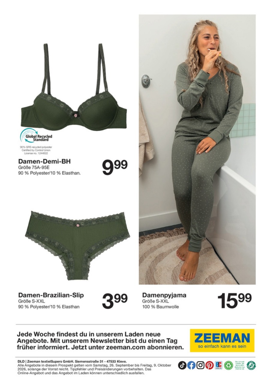 ZEEMAN Prospekt ab 26.09.2026 – Seite 32