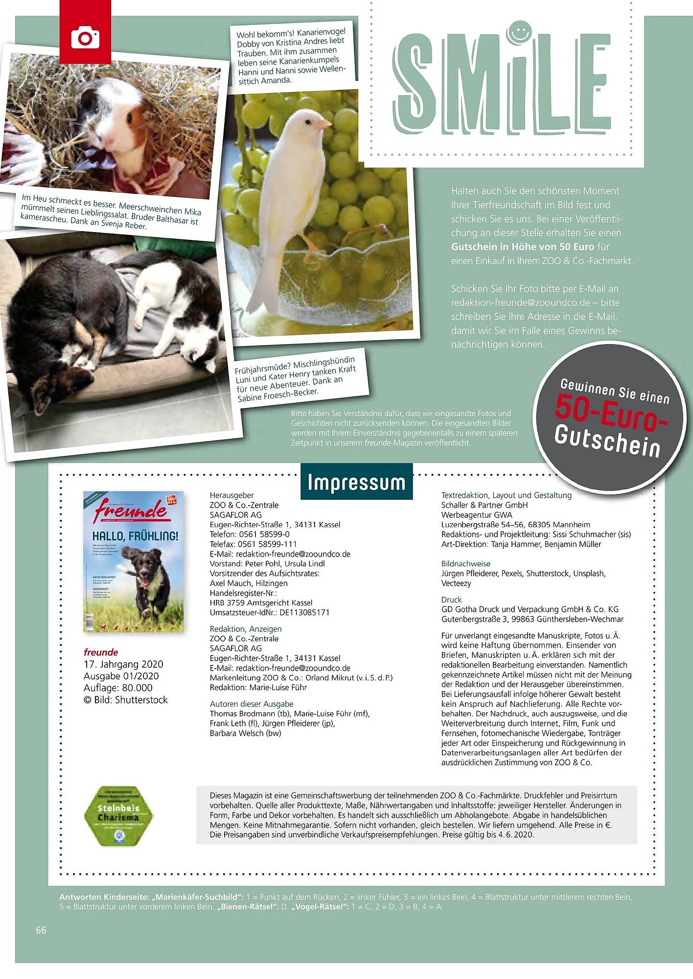 Zoo & Co Magazin – Seite 66