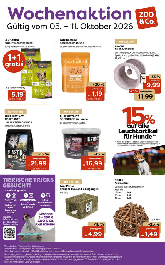 ZOO & Co Prospekt – Seite 1